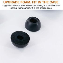TENNMAK Memory Foam Eartips Compatible with Soundcore P40i / DENON PerL/Denon PerL Pro Earbuds