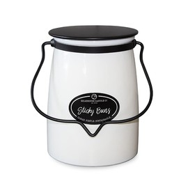 Milkhouse Candle Company - Sticky Buns - Creamery Collection - 22oz Single Cotton Wick Soy Candles with Beeswax - Long Burn Time, Made in The USA - Non Toxic, Premium Scented Candles