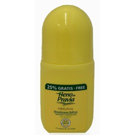 Heno De Pravia - Desodorante original enrollable (62,5 ml) Paquete de 4 unidades.