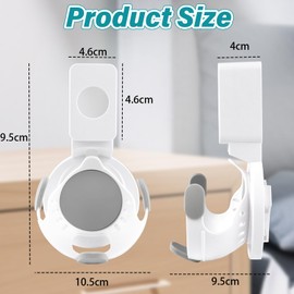 RtottiM Socket Holder for D4/D5 Generation Wall Mount No Screws Holder Accessories for D4/D5 Stand with Integrated Cable Management White
