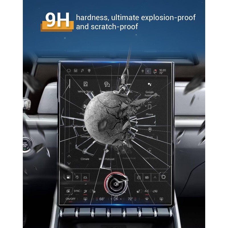 YEE PIN 2025 GMC Terrain Screen Protector Matte Anti Glare