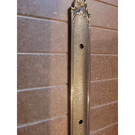 Belwith Keeler Antique Brass 3"cc Solid Brass Cabinet Handle Pull Backplate F110