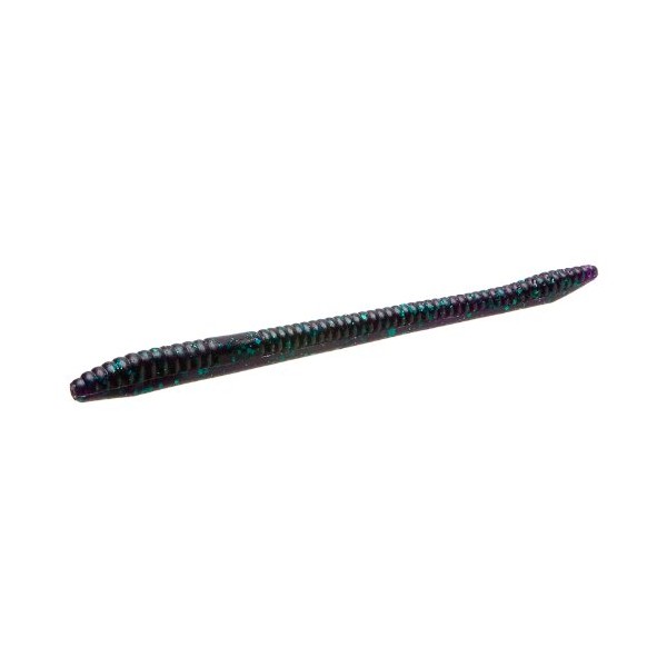 Zoom Bait 004005 Finesse Worm, 4 1/2-Inch, 20-Pack, Junebug, One Size