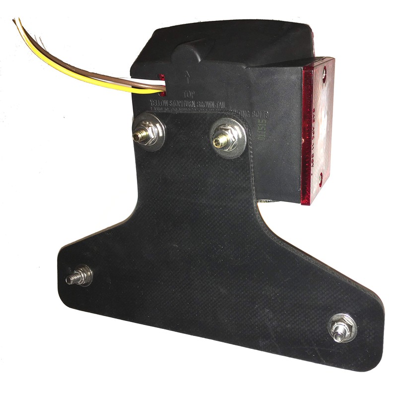 SurePlate TM Trailer/Truck EM16002 Rubber License Plate Holder Bracket, Economy-Max,