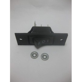JED8230ADW Replacement Black 3 Wire Fan Switch Compatible With Whirlpool Jenn-Air Cooktops