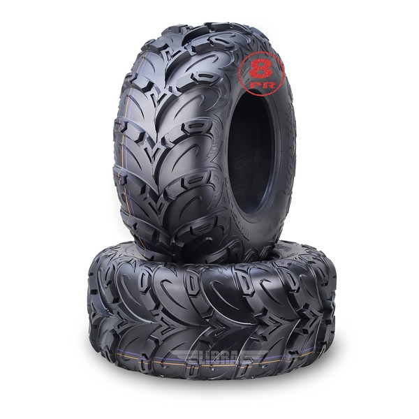 WANDA 24x10-12 Premium 8PR ATV Rear Tires Set for 2010