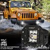 Auxbeam 5Inch LED Pod Lights, 72W Flush Mount Driving Strobe