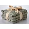 SKL Home CloudSoft Cotton Luxury 4-Piece Washcloth Set, Sage