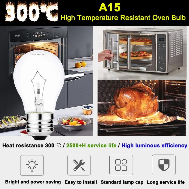 Lava Lamp Bulb 40 Watt Heat Rresistant Light Bulbs for
