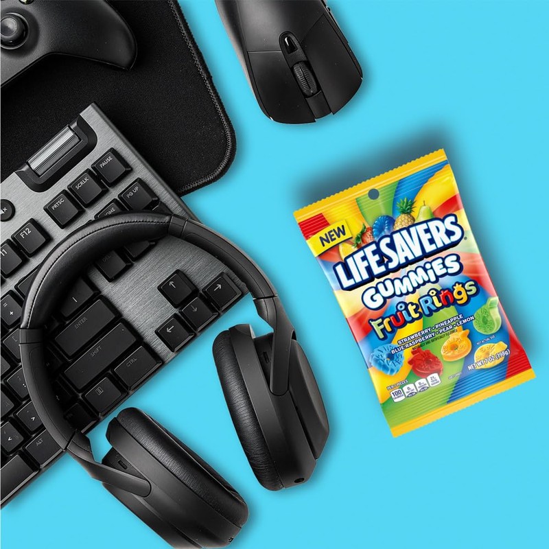LIFE SAVERS GUMMIES Fruit Rings Strawberry, Pineapple Blue Raspberry, Pear