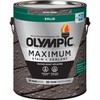 Olympic Maximum 1 gal. SC-1058 Oxford Brown Solid Color Exterior