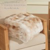 Soft Faux Rabbit Fur Throw Blanket Luxury Super Comfy Double