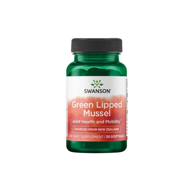 Swanson New Zealand Green Lipped Mussel Oil 30 Sgels