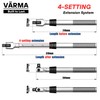 VÄRMA ProTorque 3/8” Drive Extendable Telescoping Breaker Bar with 180°