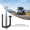 2 Set Truck Tool Box Clamp Durable Rust Proof Aluminum
