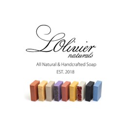 (2 Pack) Activated Charcoal Bar Soap with Tea Tree and Shea butter- All Natural Bar Soap - Handmade Soap - Made in Canada