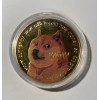 New Dogecoin Crypto Commemorative Coin in Protective Plastic Case