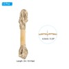 PATIKIL 6.6 Feet Burlap Ribbon for Crafts, 2 Rolls Jute
