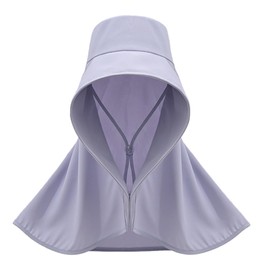 Women’s UV Protection Sun Hat with Neck Flap Lightweight Ice Cooling Cap for Outdoor, Beach, Hiking, Travel Purple