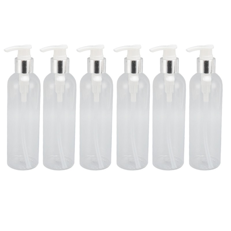 Clear Plastic Pump Bottle Dispenser Empty Refillable Massage Oil Bottle