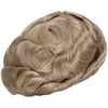 Prótesis Capilar Hombres Tupé(30mm Wave,22R_110%_FREE_8X10)