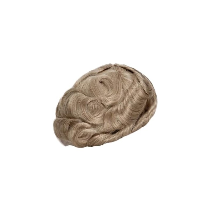 Prótesis Capilar Hombres Tupé(30mm Wave,22R_110%_FREE_8X10)