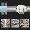 Nalle 4 Inch Inline Duct Fan Radon Fan with Remote