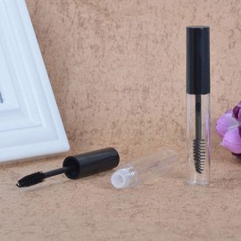 1pc 10ml Mascara Empty Tube Bottle Vial Transparent Eye Makeup Eyelash Cream Funnel Dispenser Pipette Container Stylish and Popular Convenient for Castor Oil DIY Mascara,Cosmetic Tool,Eyes