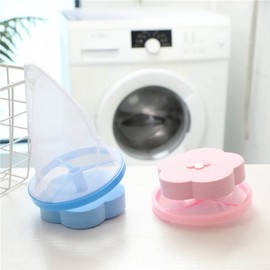Floating Flower Sponge Lint Filter for Washing Machines Filter Net 6ea