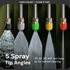 Sun Joe SPX3000-TPS 3 Pack 5-Piece Quick-Connect Spray Tip Set