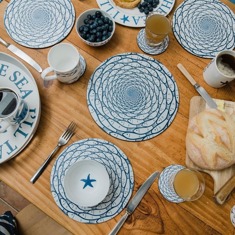 The Pilchard Pool Coaster - Set of 6