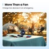 KIBEE Portable Misting Fan - 4000mAh Rechargeable, 50ml Water Tank,