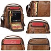 HUMERPAUL Messenger Bag for Men, Man Bag Genuine Leather Crossbody