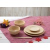 agney* Beginning Eating Set of 6, Made in Japan, Natural