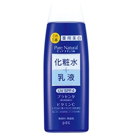 Pure Natural Essence Lotion, White, 7.4 fl oz (210 ml), Quasi-Drug, Cosmetic, Whitening, Spot Prevention, Rough Skin, SPF 4, UV Care, Lotion Lotion, 2-in-1, Placenta, Dicalsium Glycyrrhate, Vitamin C, Skin Care