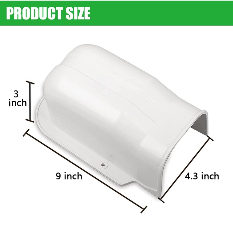 4'' Width Entry Wall Cover, Mini-Split Line Set Cover Accessories