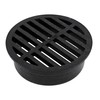 NDS 11, 4 in. Round Grate Drain Cover, Connects to