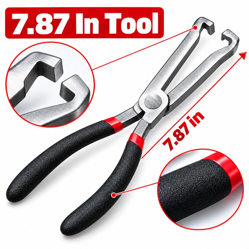 Fuel Line Disconnect Pliers – Automotive Pipe Removal Tool for