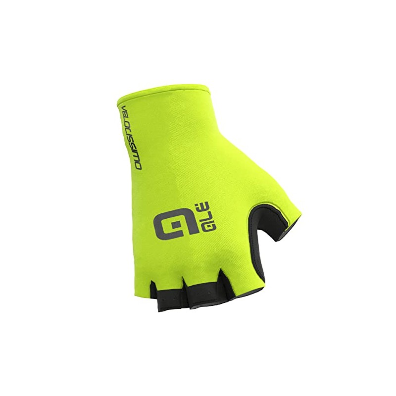 Alé Cycling Unisex Velocissimo Crono Summer Gloves, Fluo Yellow/Black, XXL