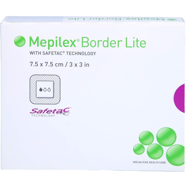 MEPILEX Border Lite Verband 7,5x7,5cm steril, 5 St VER