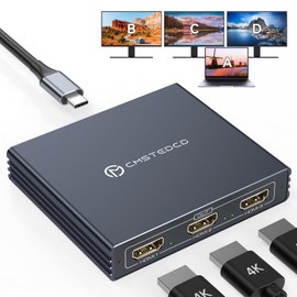 USB-C Thunderbolt Splitter for 3 Monitors