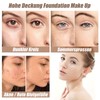 Colour-changing foundation, lightweight foundation colour changing, moisturising liquid foundation, hides