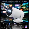 HY300 Projector with WIFI6 and Bluetooth, 4K 1080P Support with