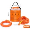 Rescue Rope Kit,881.85 Lbs Lifesaving Throw Bag - Water-Resistant, Multi-Purpose