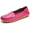 VenusCelia Zapatos de barco cómodos para caminar para mujer, Azul,