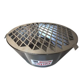 Vortex™ Direct Sear Grill Grate Accessory fits Medium BBQ Vortex Charcoal Cone; for 18.5 22.5 26.5 Weber, WSM, Kettle, UDS - Stainless - USA Made Genuine 12" Round (12in Grate with Medium Vortex)