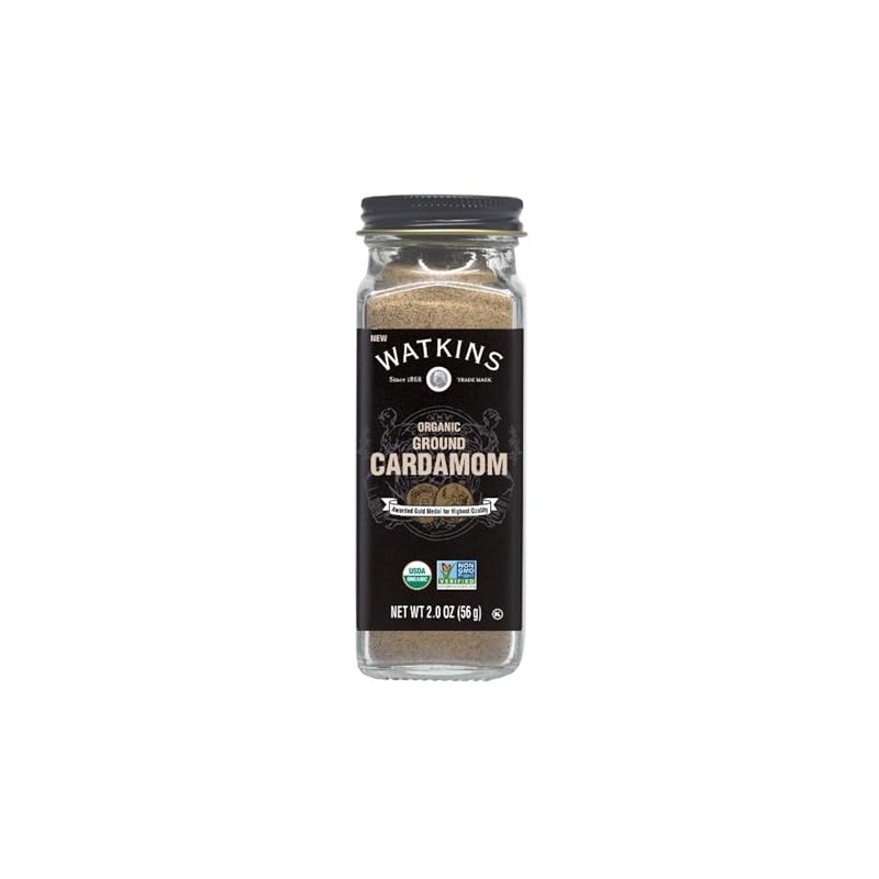 Watkin's Organic Ground Cardamom, 2.0 oz
