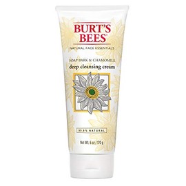 Burt's Bees Deep Cleansing Cream, Soap Bark & Chamomile 6 oz (Pack of 4)