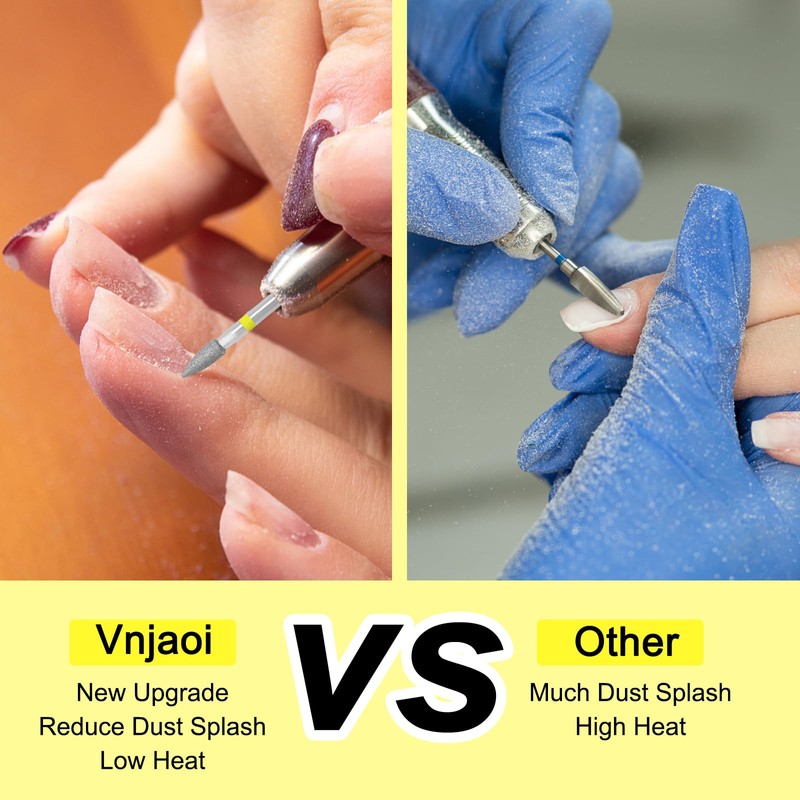 Vnjaoi Nail Drill Bit Russian Manicure Drill Bits Natural Nail