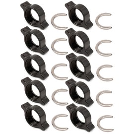 OCS Parts Faucet Wing Nut and C-Ring Kit for Bunn Iced Tea and Hot Water Dispensers | 10-Pack | Replaces Bunn 03093.0002 and 01221.0000
